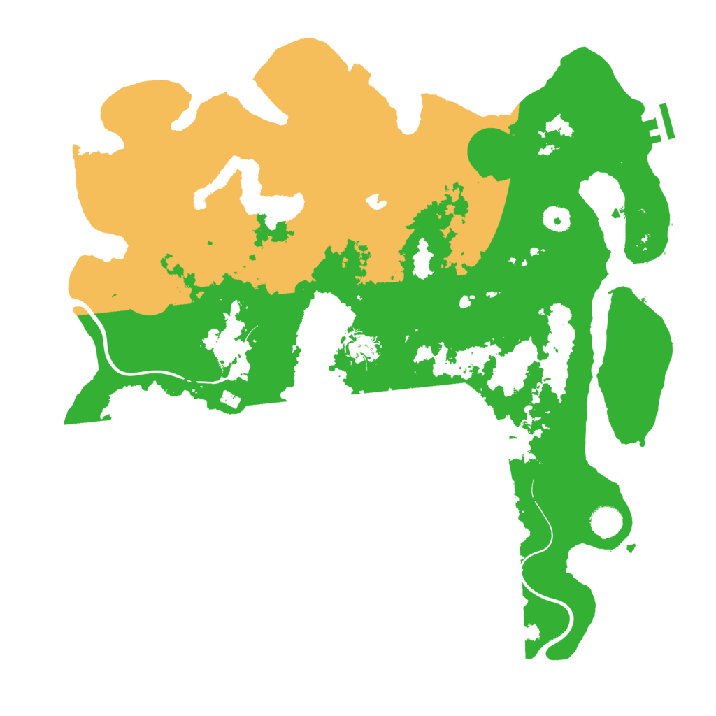 Biome Rust Map: Procedural Map, Size: 4000, Seed: 1149317345