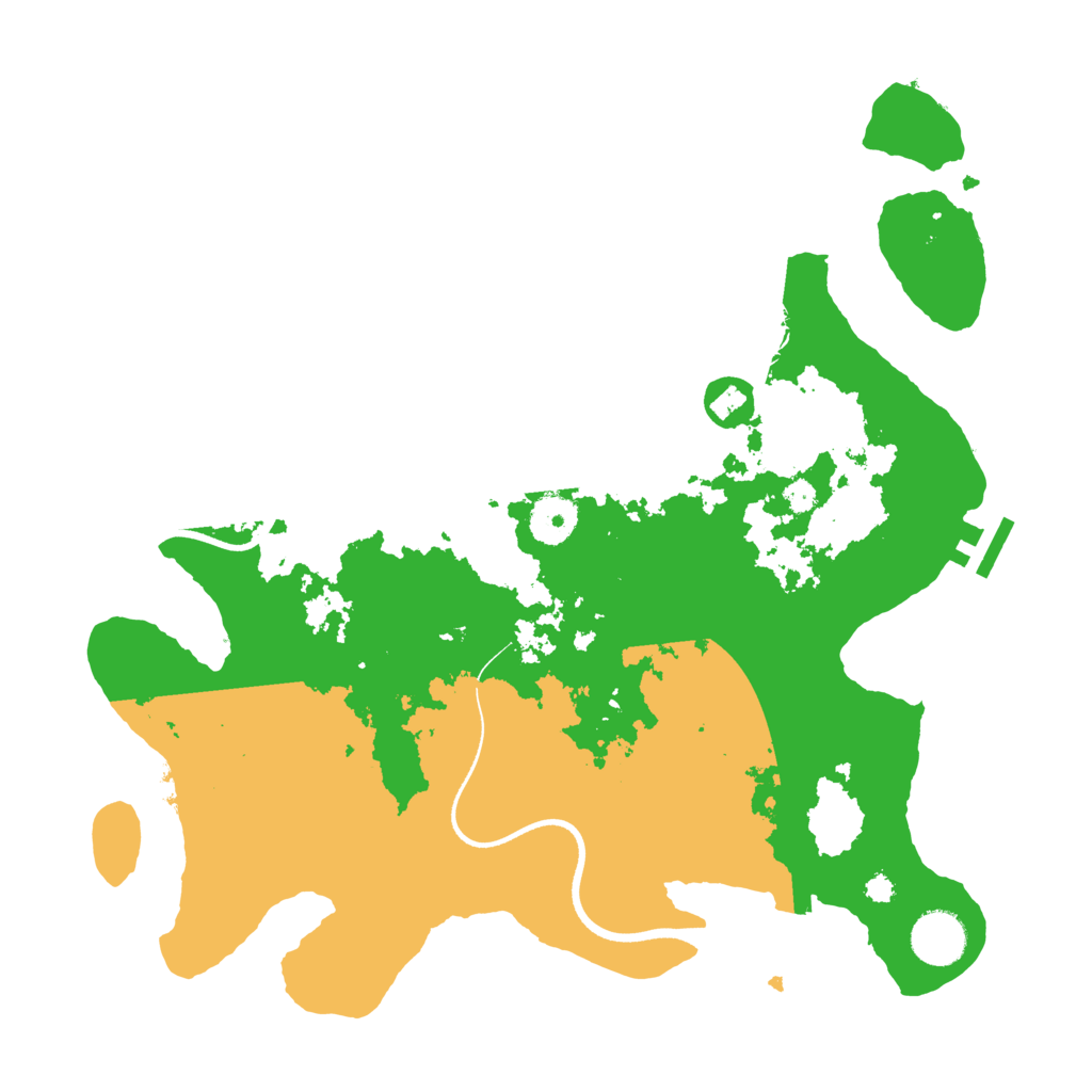 Biome Rust Map: Procedural Map, Size: 3500, Seed: 642222865