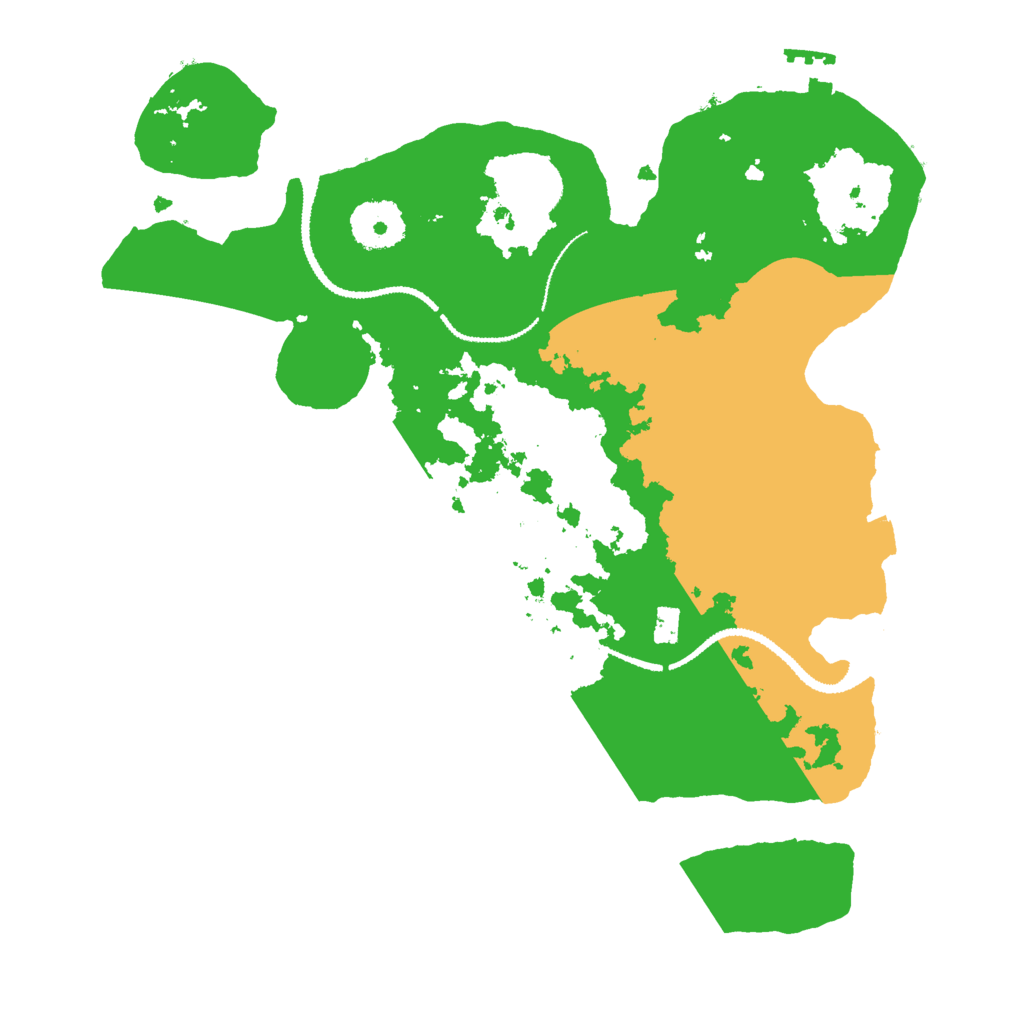 Biome Rust Map: Procedural Map, Size: 3000, Seed: 20255