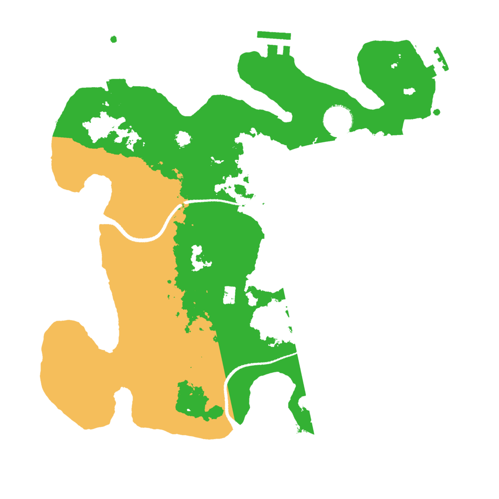 Biome Rust Map: Procedural Map, Size: 3000, Seed: 66152