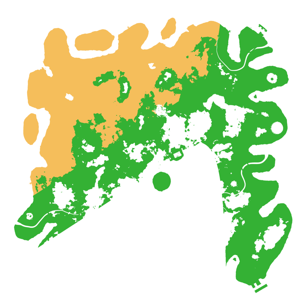 Biome Rust Map: Procedural Map, Size: 4500, Seed: 1854535322