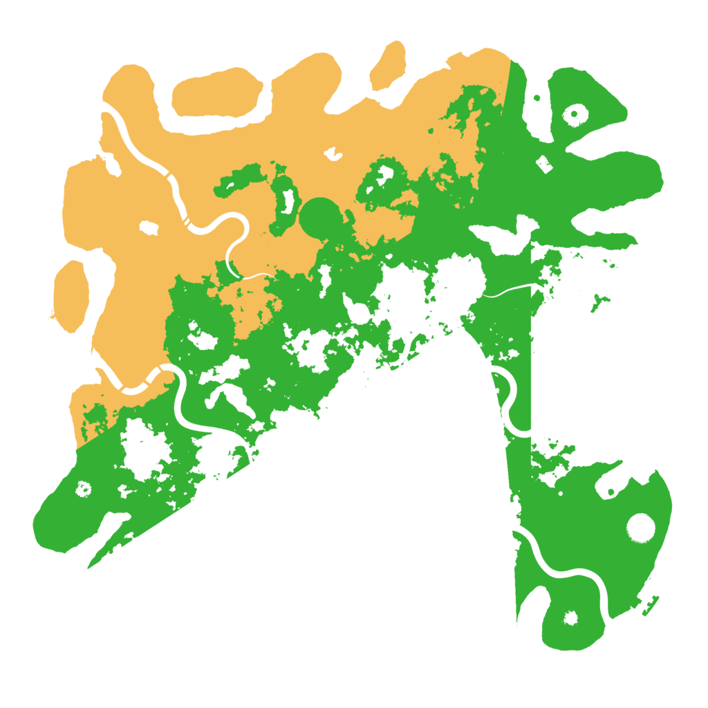 Biome Rust Map: Procedural Map, Size: 4500, Seed: 1854535322