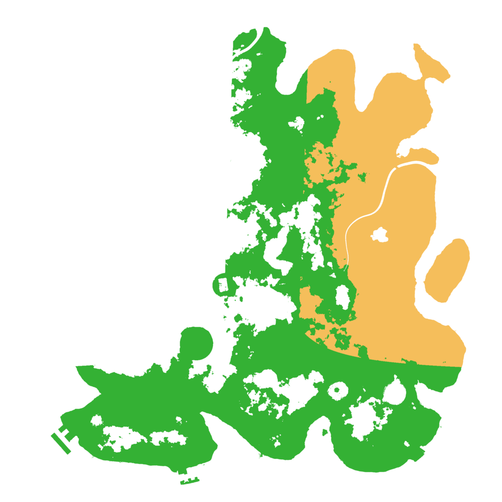 Biome Rust Map: Procedural Map, Size: 4000, Seed: 1929864786