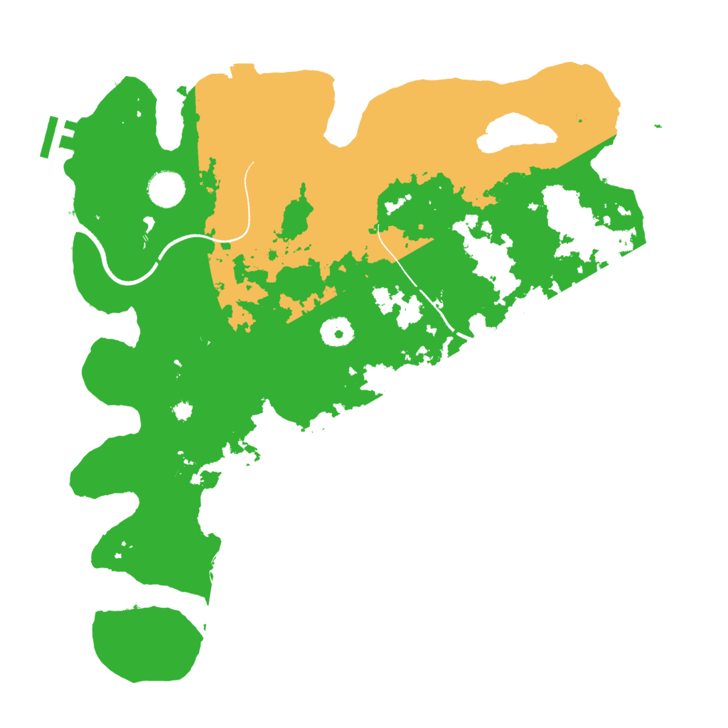 Biome Rust Map: Procedural Map, Size: 3500, Seed: 1895287319