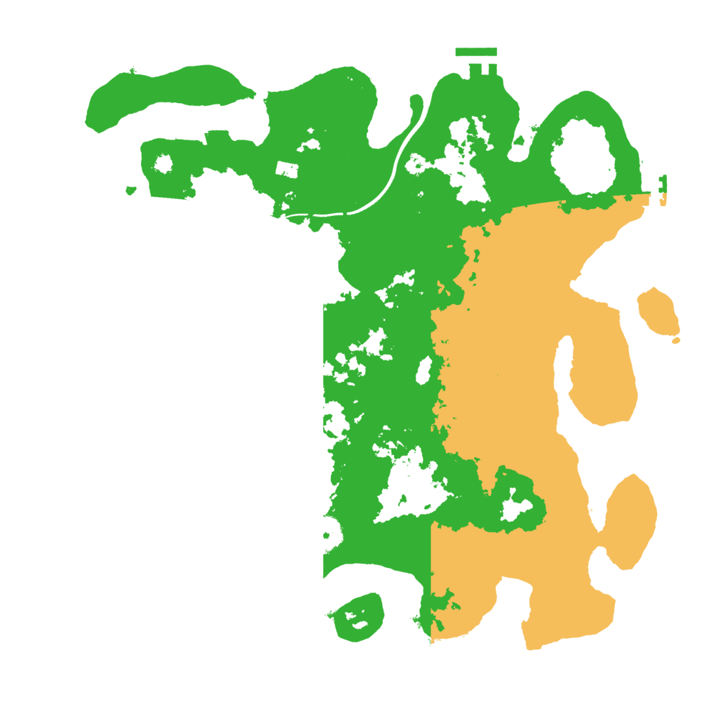 Biome Rust Map: Procedural Map, Size: 3500, Seed: 1584011060