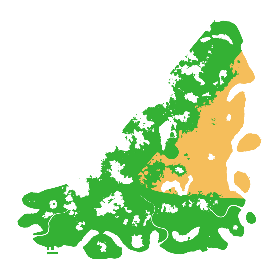 Biome Rust Map: Procedural Map, Size: 5000, Seed: 1247448141