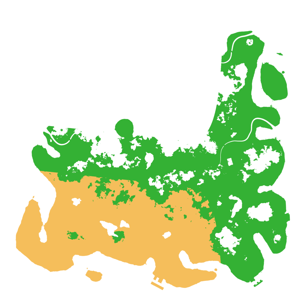 Biome Rust Map: Procedural Map, Size: 4500, Seed: 711722497