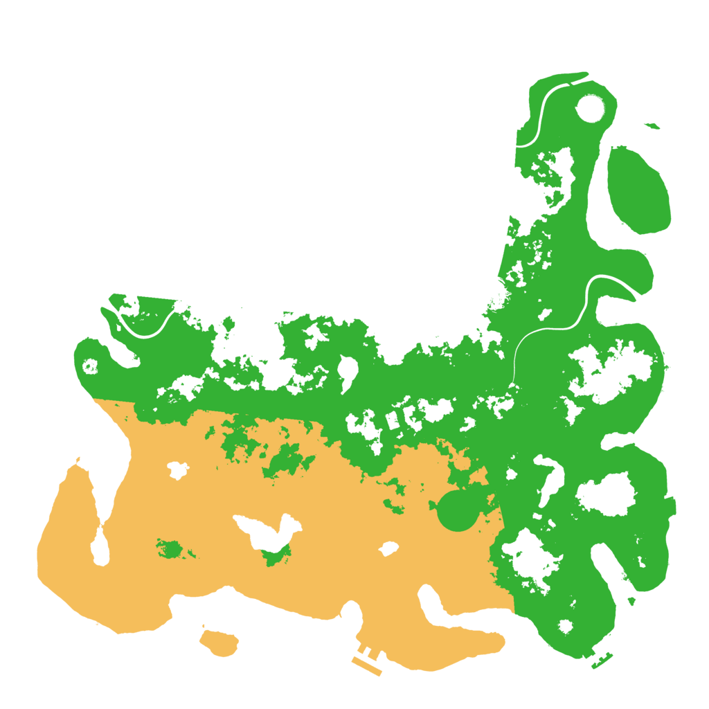 Biome Rust Map: Procedural Map, Size: 4500, Seed: 711722497