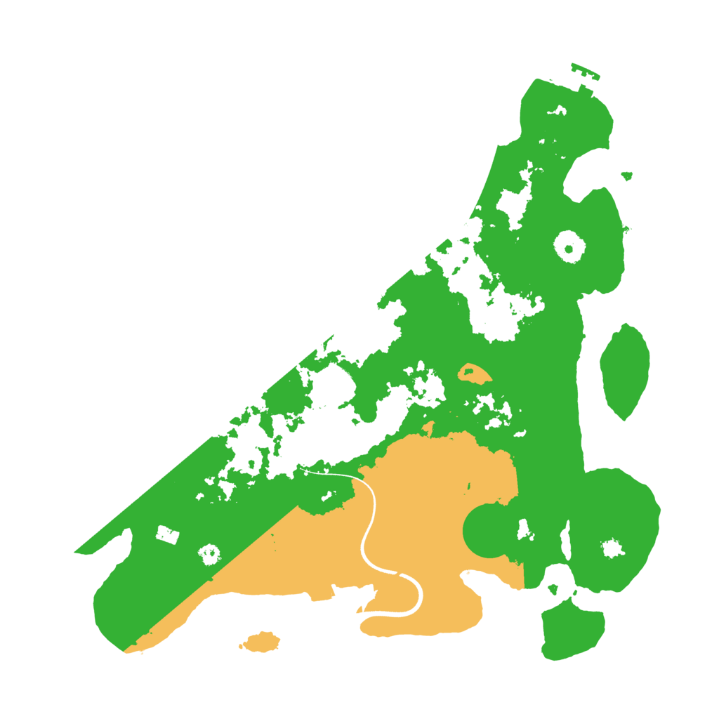 Biome Rust Map: Procedural Map, Size: 3500, Seed: 1946366897