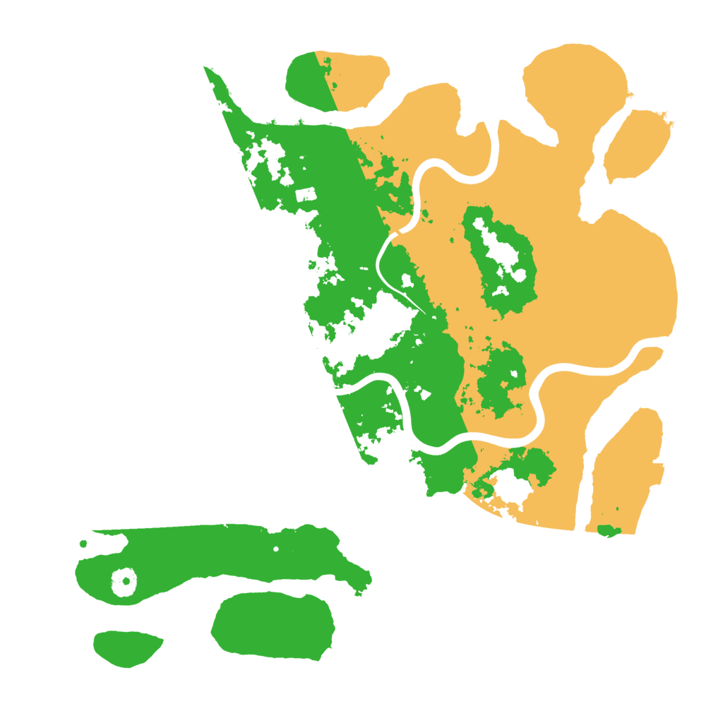 Biome Rust Map: Procedural Map, Size: 3900, Seed: 1102473099