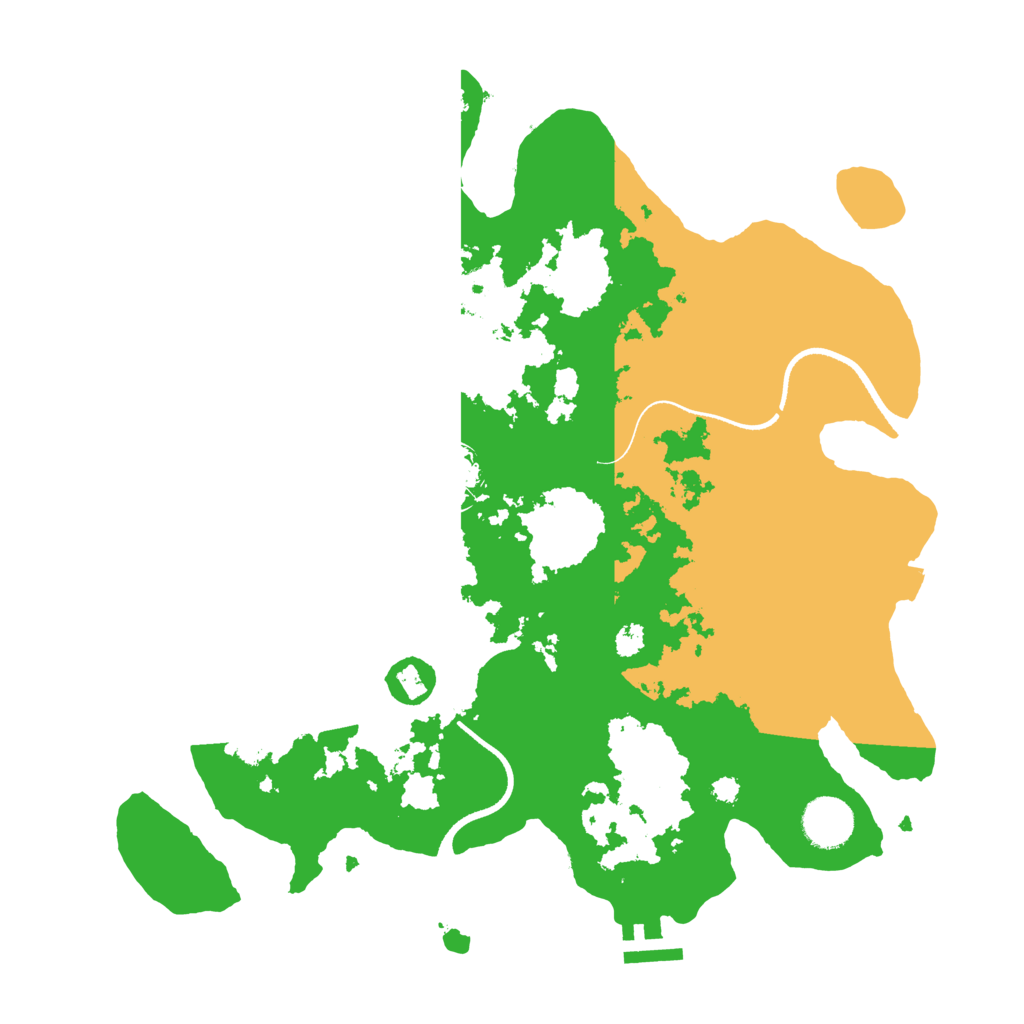 Biome Rust Map: Procedural Map, Size: 3500, Seed: 1829216225