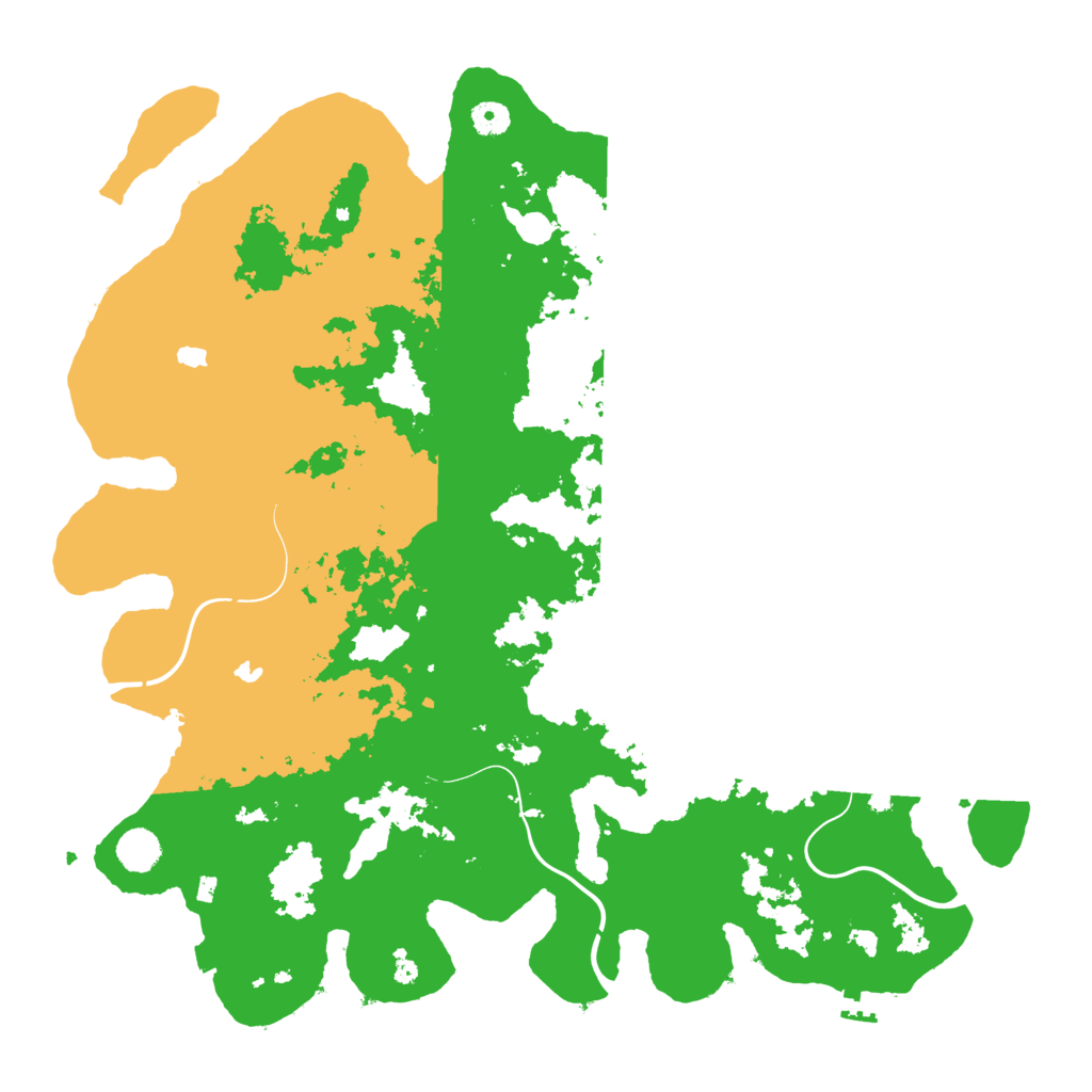 Biome Rust Map: Procedural Map, Size: 4500, Seed: 447269772