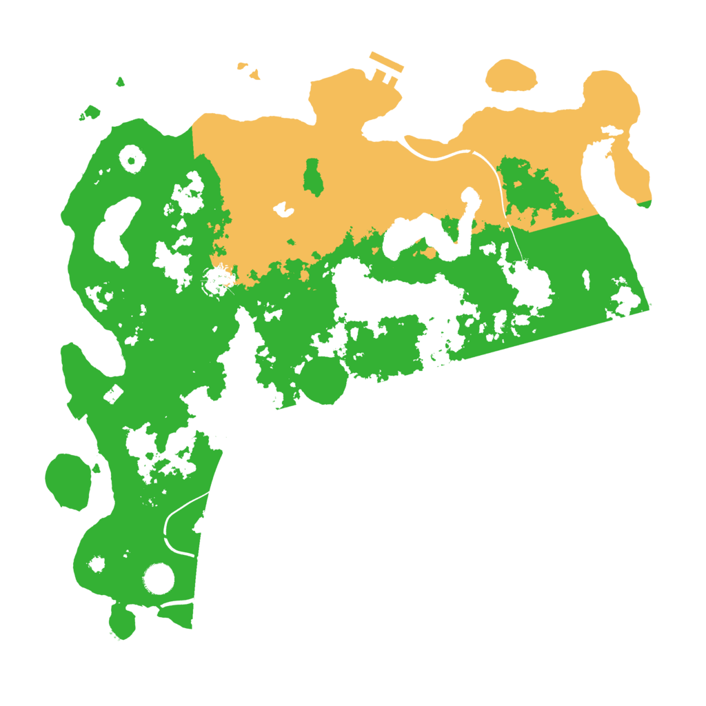 Biome Rust Map: Procedural Map, Size: 4000, Seed: 1005451282