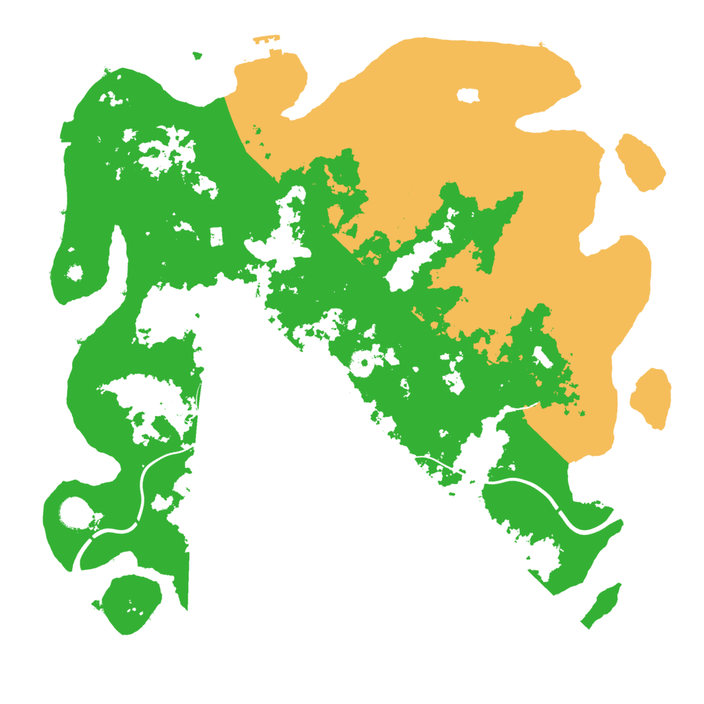 Biome Rust Map: Procedural Map, Size: 4000, Seed: 733351135