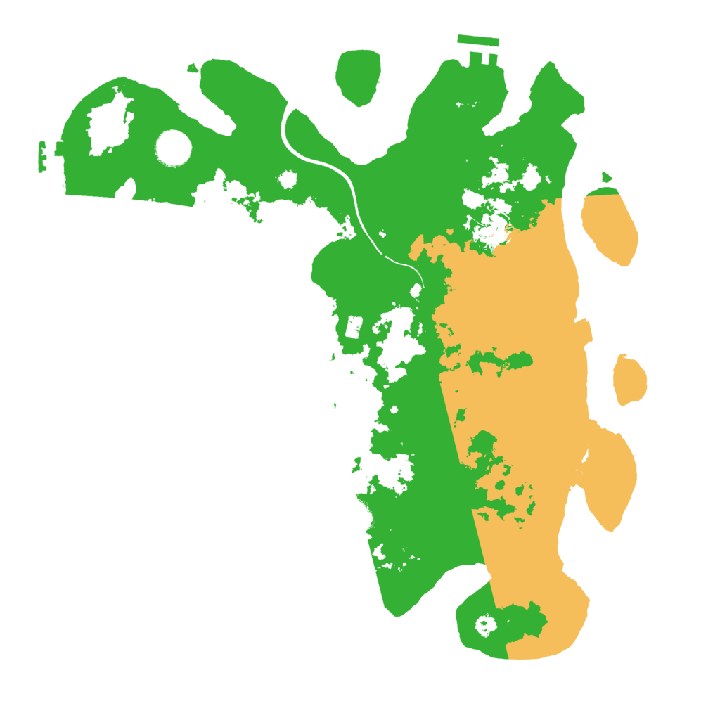 Biome Rust Map: Procedural Map, Size: 3500, Seed: 2045545314