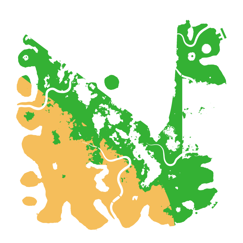 Biome Rust Map: Procedural Map, Size: 4500, Seed: 257804146