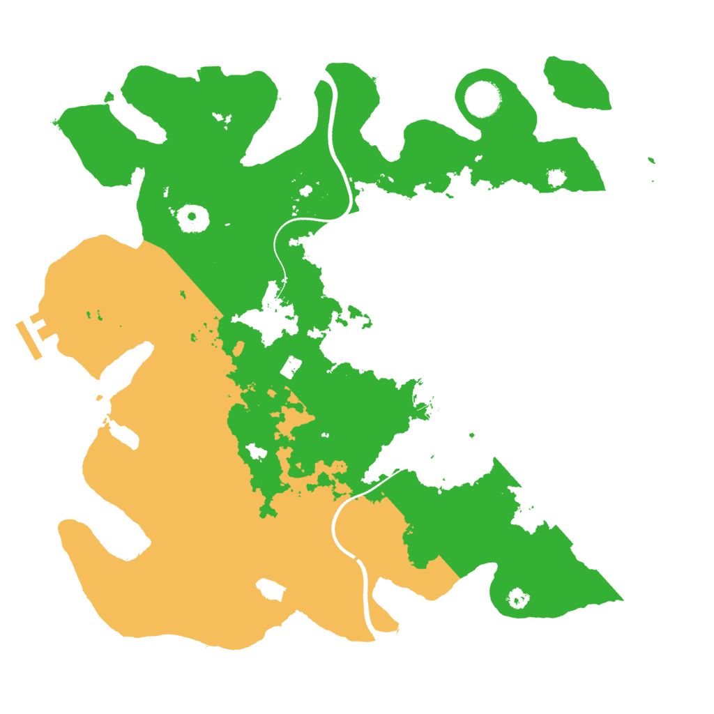 Biome Rust Map: Procedural Map, Size: 3500, Seed: 1754694586