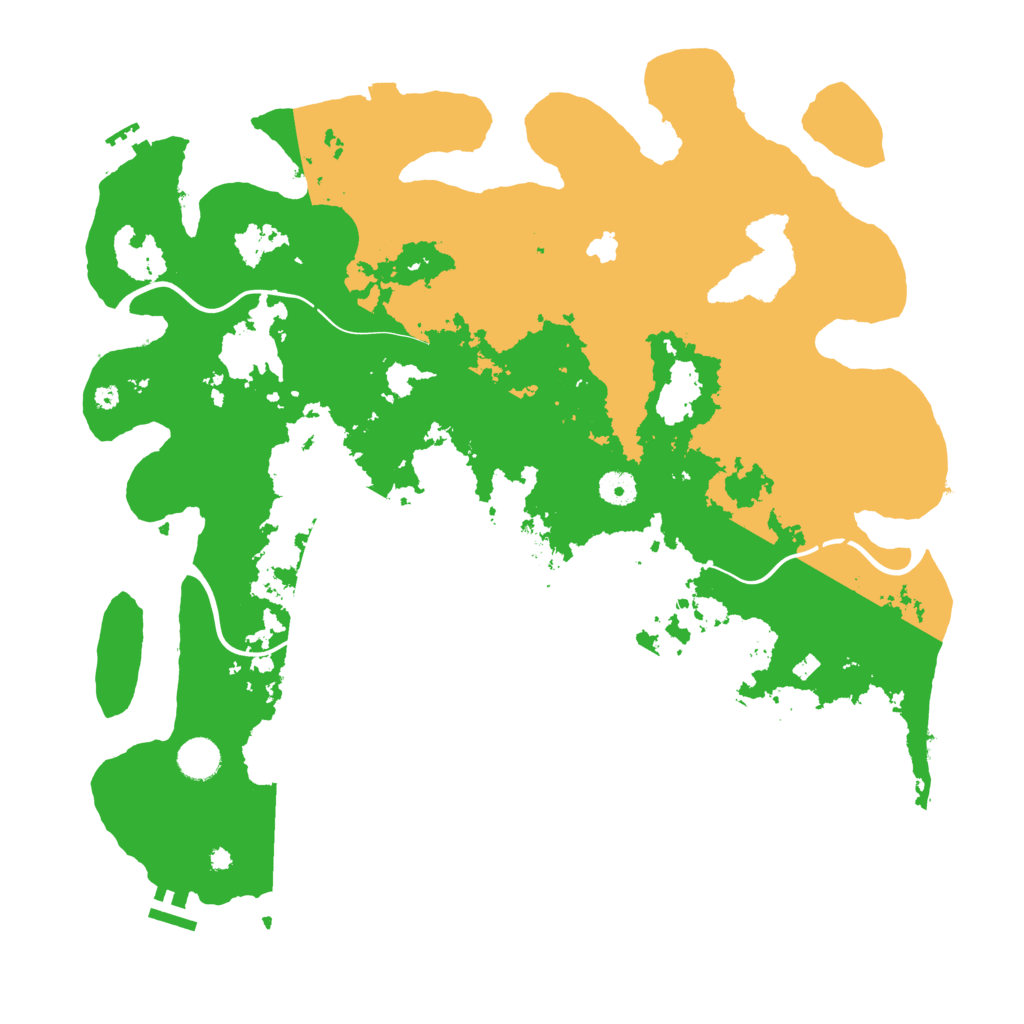 Biome Rust Map: Procedural Map, Size: 4250, Seed: 1440130297