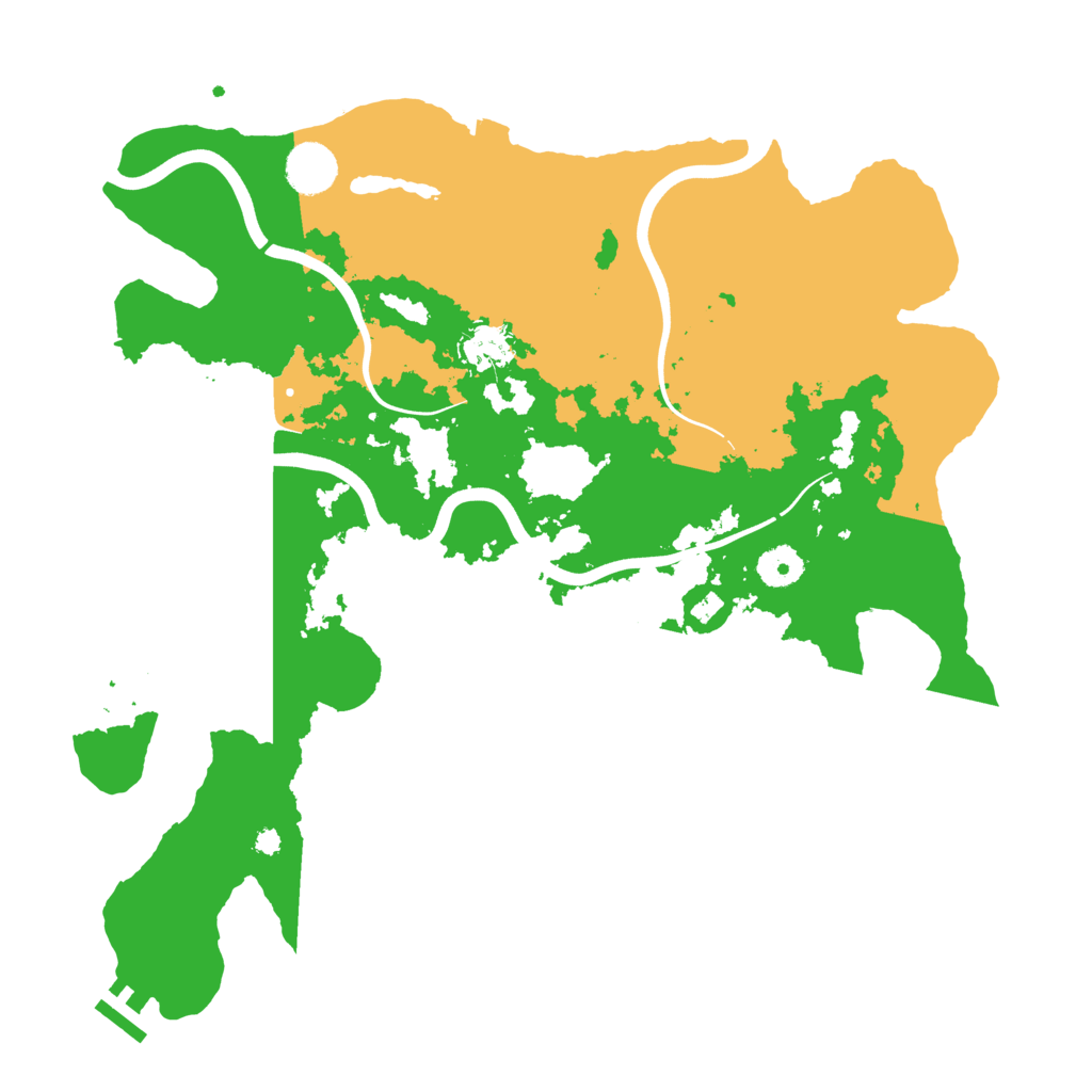 Biome Rust Map: Procedural Map, Size: 3800, Seed: 530233147