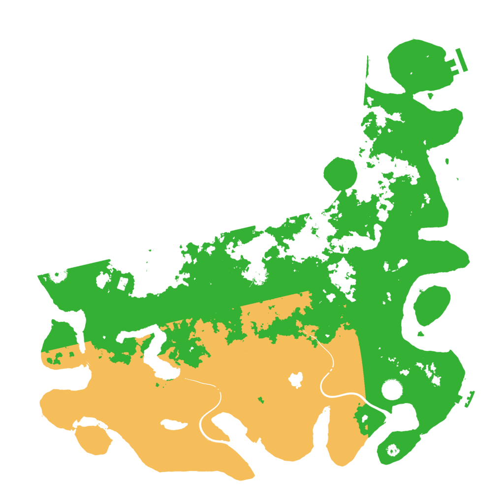 Biome Rust Map: Procedural Map, Size: 4250, Seed: 340297995