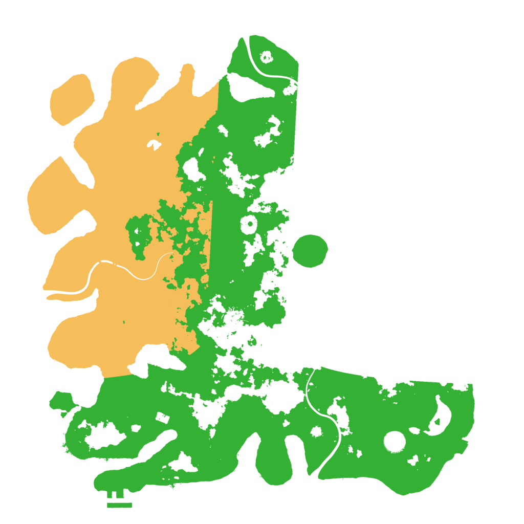 Biome Rust Map: Procedural Map, Size: 4250, Seed: 591790761