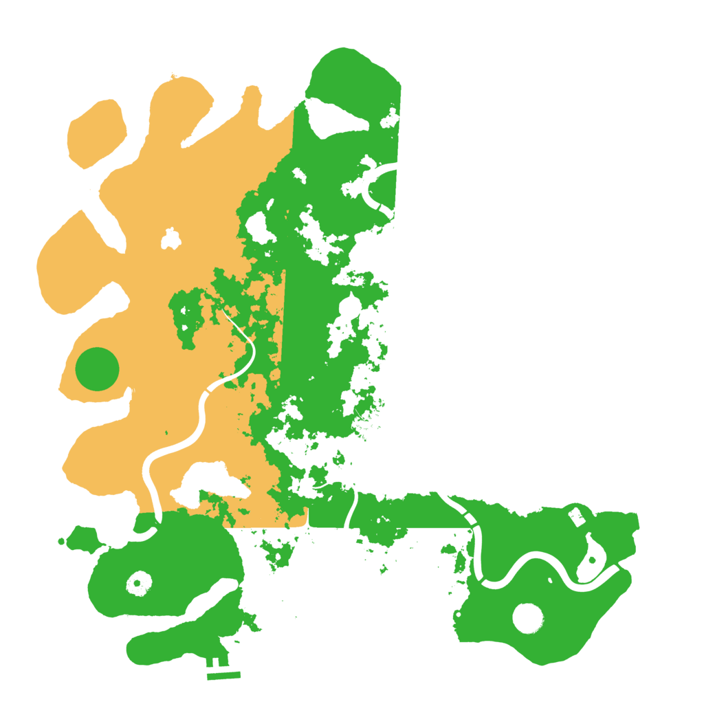 Biome Rust Map: Procedural Map, Size: 4250, Seed: 591790761