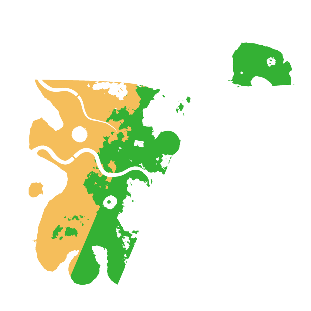 Biome Rust Map: Procedural Map, Size: 3500, Seed: 227368575