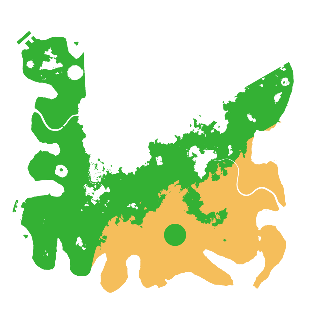 Biome Rust Map: Procedural Map, Size: 3750, Seed: 2124389181