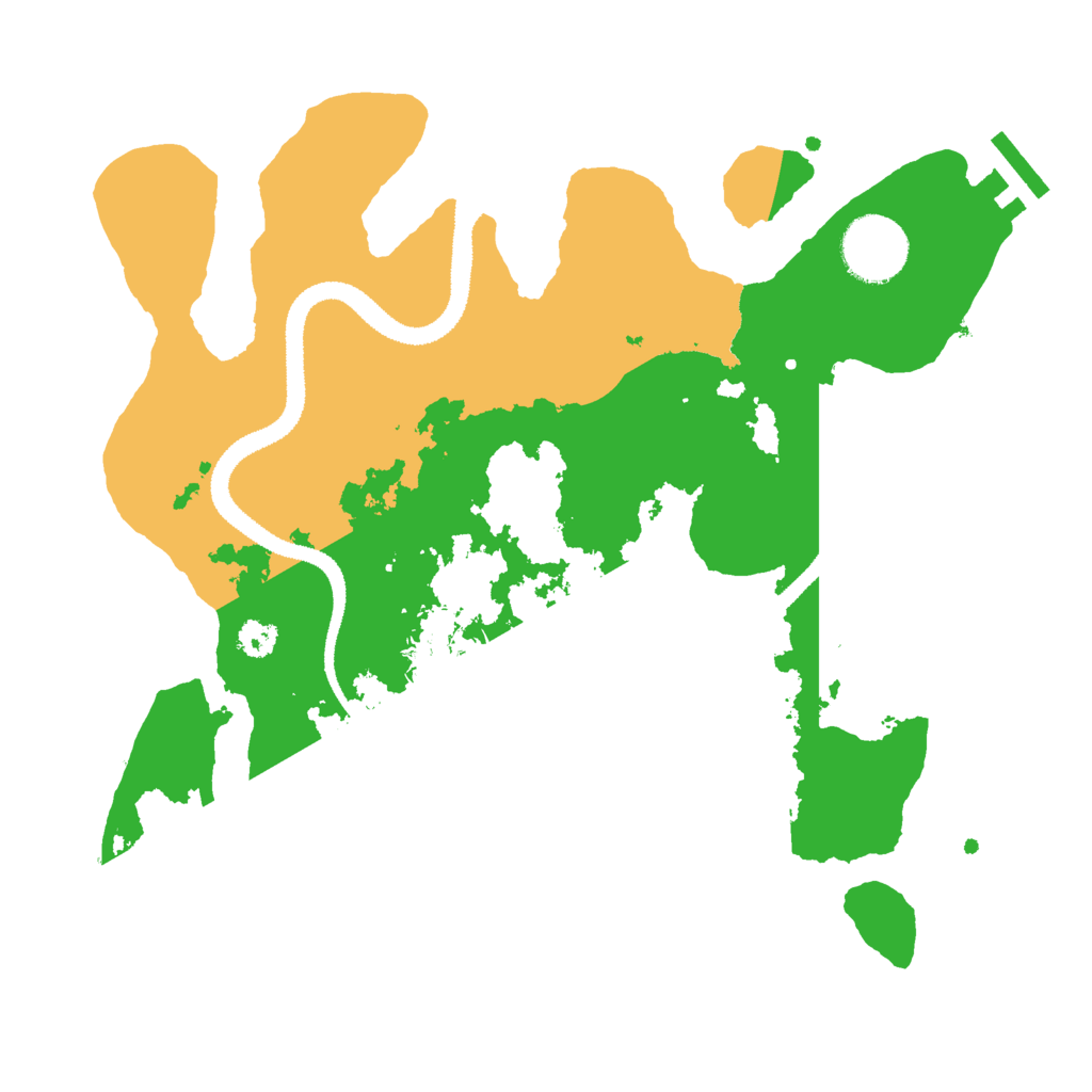 Biome Rust Map: Procedural Map, Size: 2900, Seed: 638812571