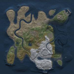 Thumbnail Rust Map: Procedural Map, Size: 2900, Seed: 638812571, 11 Monuments