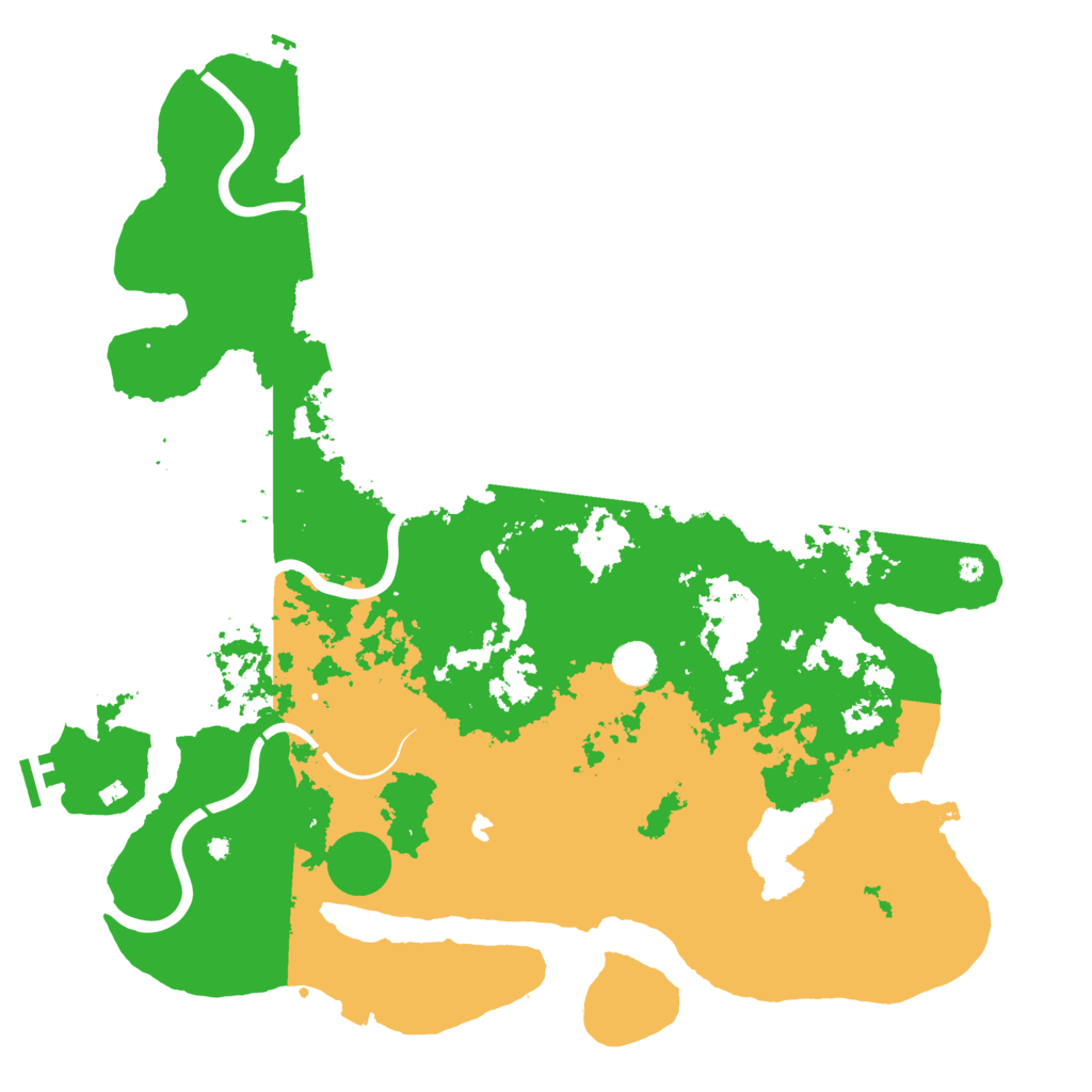 Biome Rust Map: Procedural Map, Size: 4500, Seed: 386028522