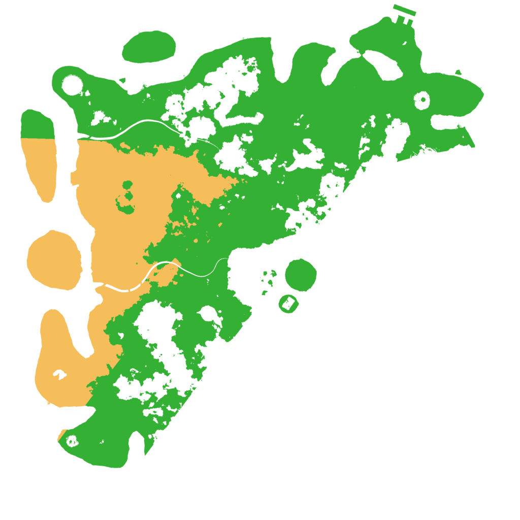 Biome Rust Map: Procedural Map, Size: 4500, Seed: 1708110947