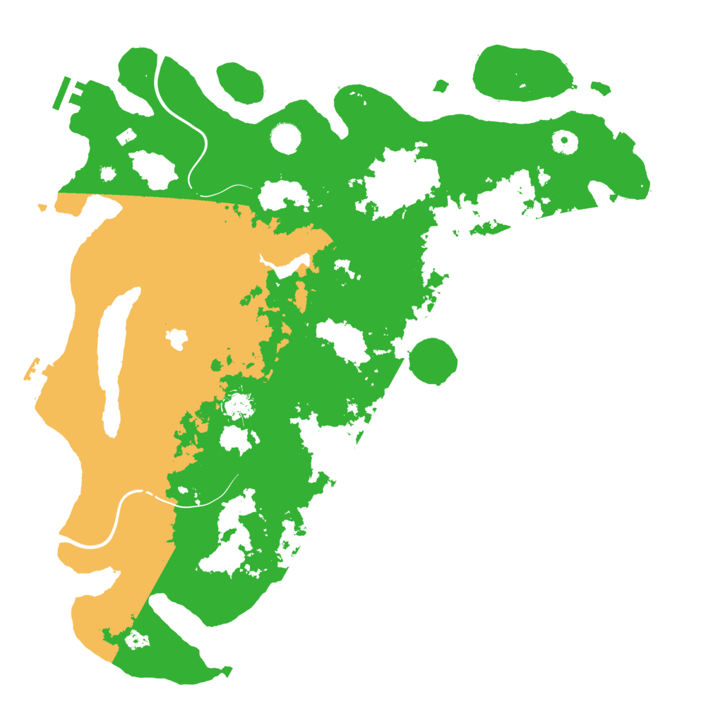 Biome Rust Map: Procedural Map, Size: 4250, Seed: 1401100988