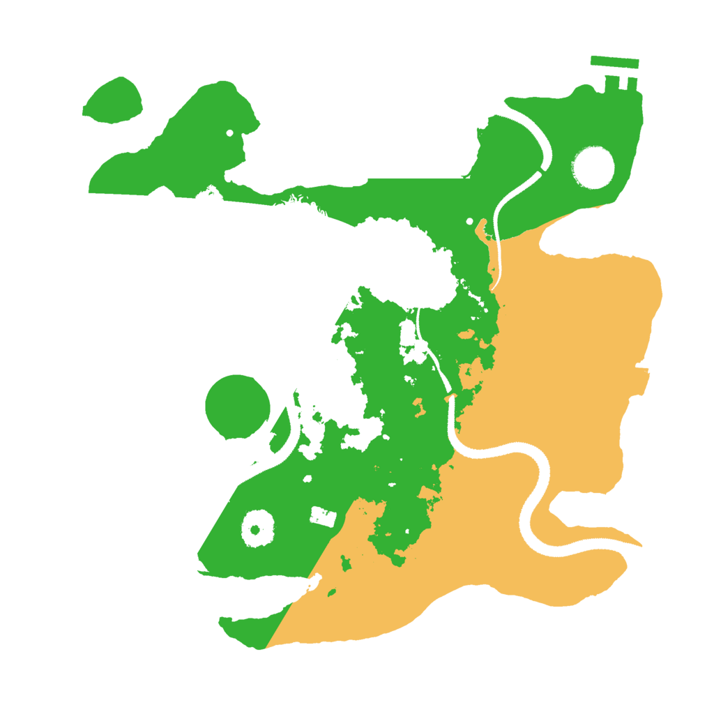Biome Rust Map: Procedural Map, Size: 3000, Seed: 944345870