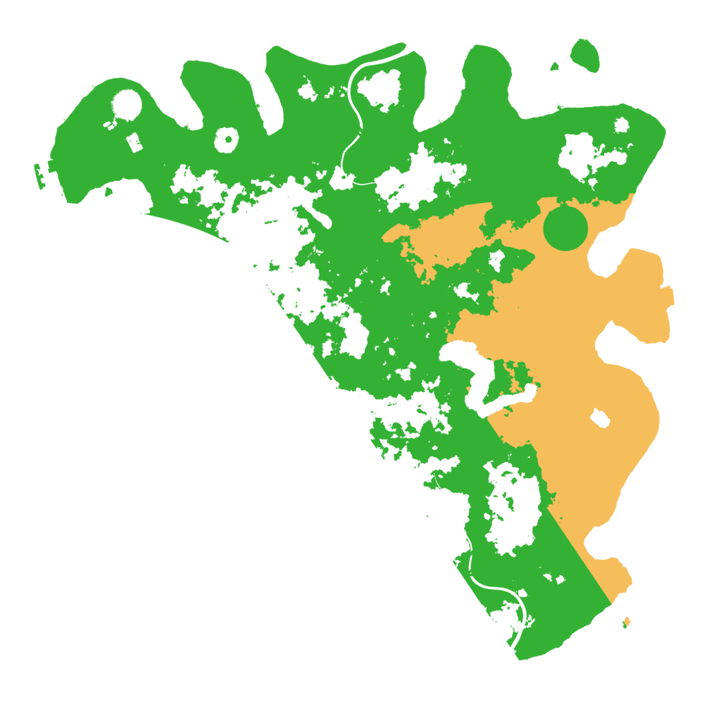 Biome Rust Map: Procedural Map, Size: 4250, Seed: 585403502