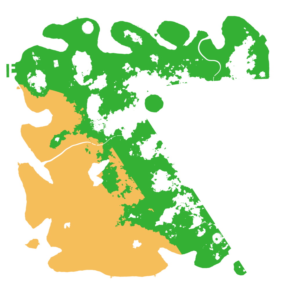 Biome Rust Map: Procedural Map, Size: 4500, Seed: 1125991530