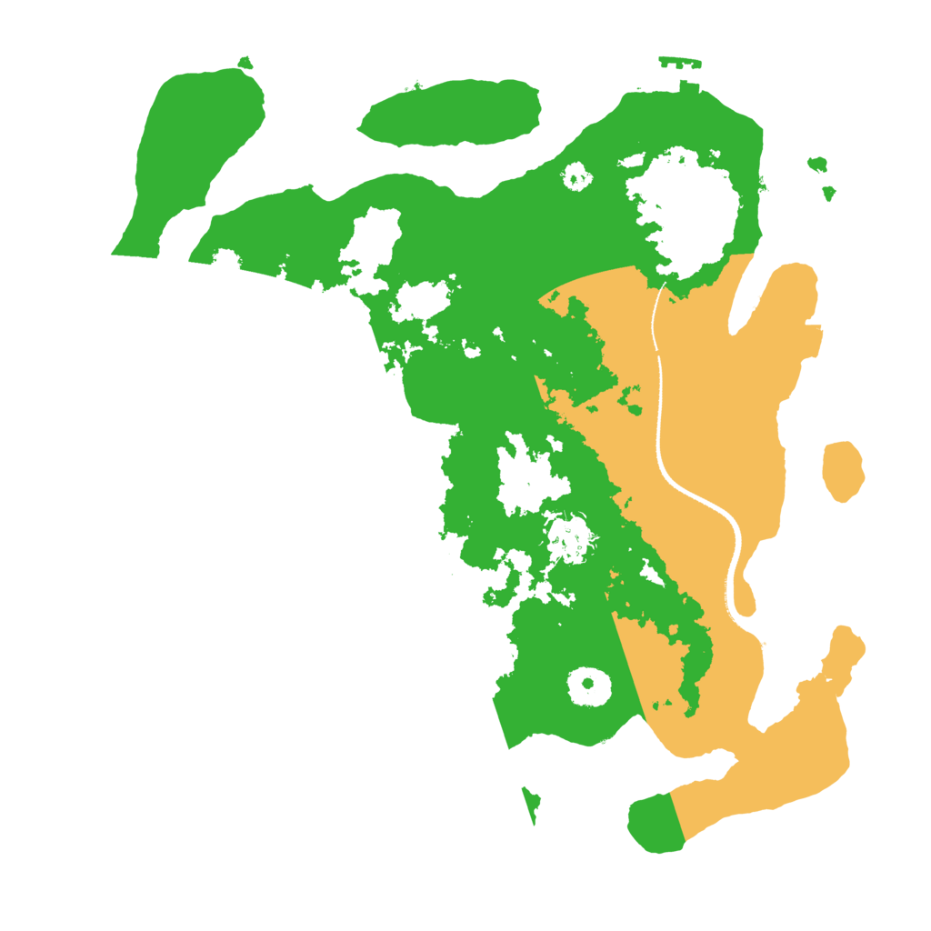 Biome Rust Map: Procedural Map, Size: 3300, Seed: 2119633300