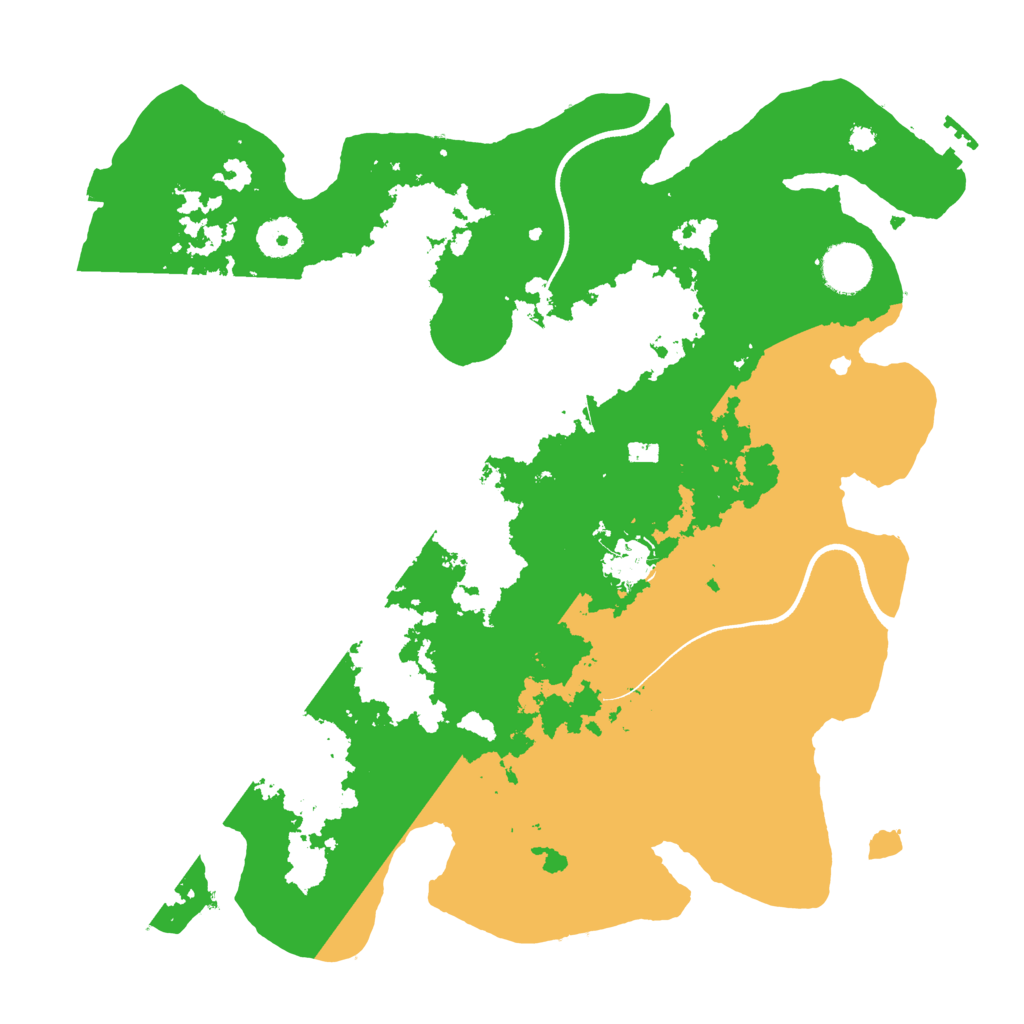 Biome Rust Map: Procedural Map, Size: 3600, Seed: 477807
