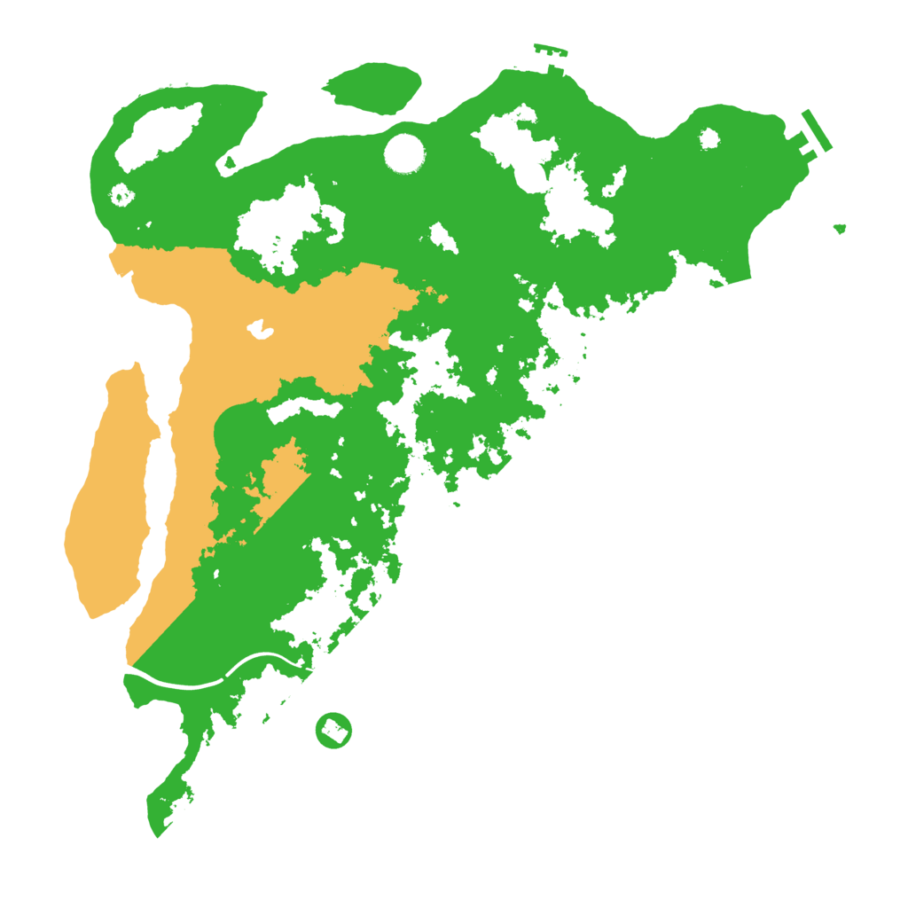 Biome Rust Map: Procedural Map, Size: 4000, Seed: 141821666