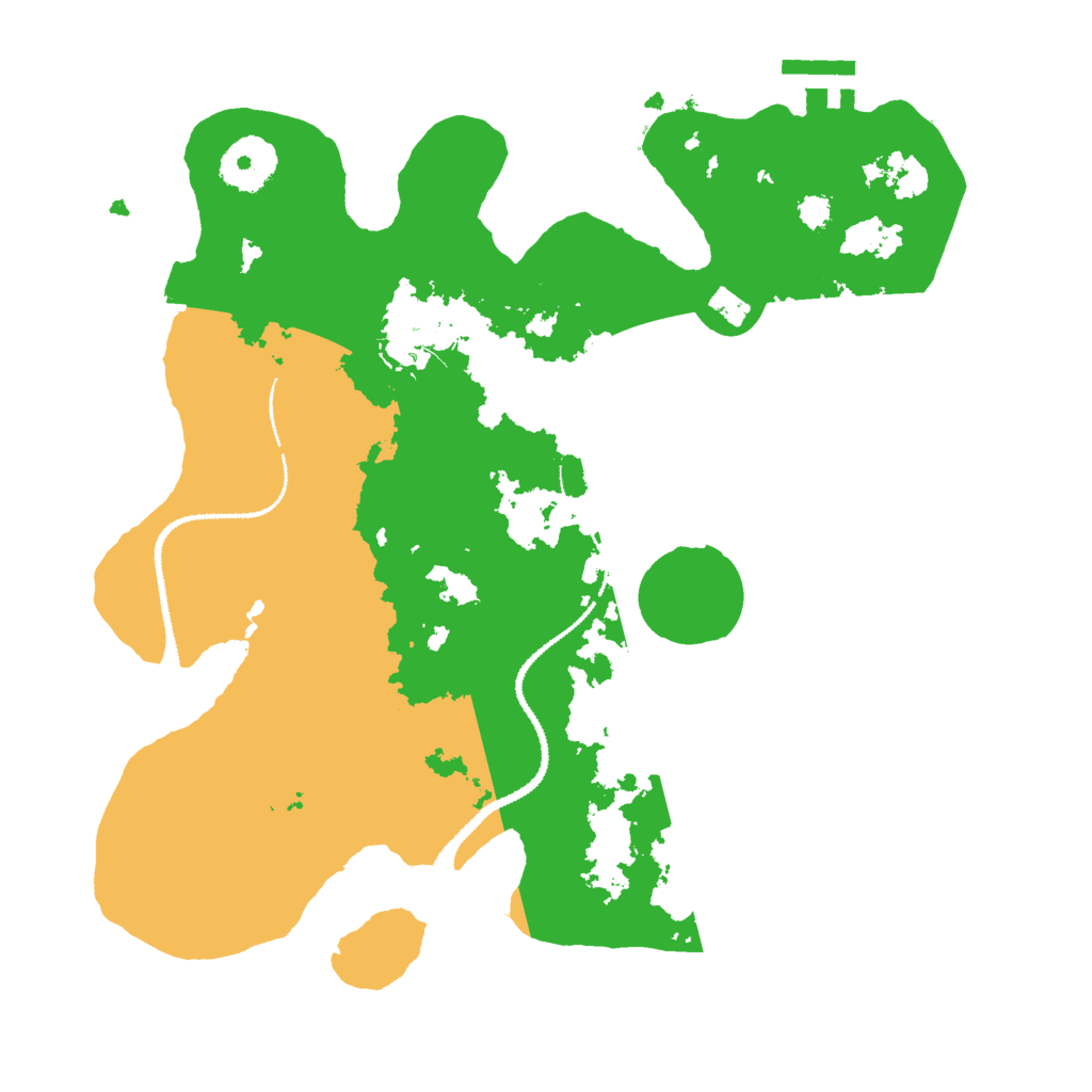 Biome Rust Map: Procedural Map, Size: 3000, Seed: 535061380