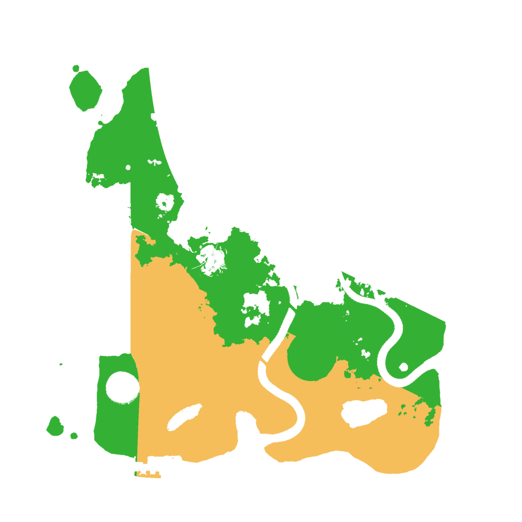 Biome Rust Map: Procedural Map, Size: 3000, Seed: 6798325