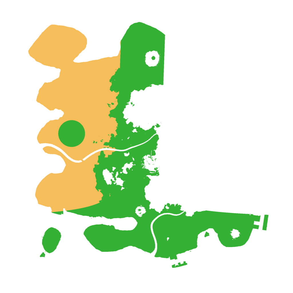 Biome Rust Map: Procedural Map, Size: 2900, Seed: 788985