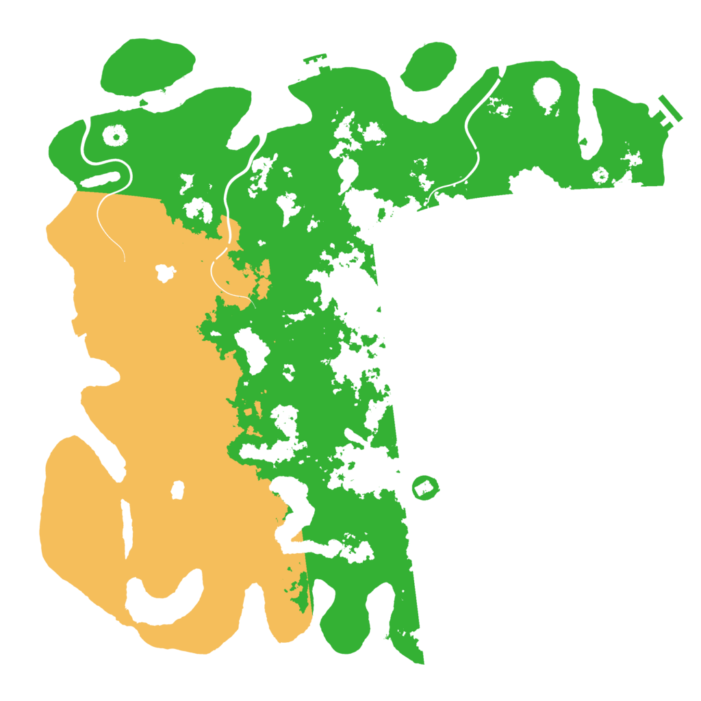 Biome Rust Map: Procedural Map, Size: 4500, Seed: 220044292