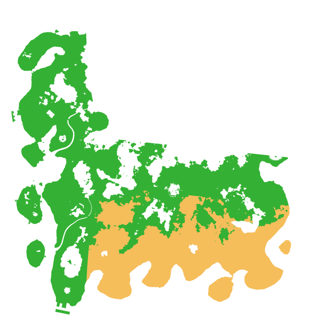 Biome Rust Map: Procedural Map, Size: 4500, Seed: 951306679