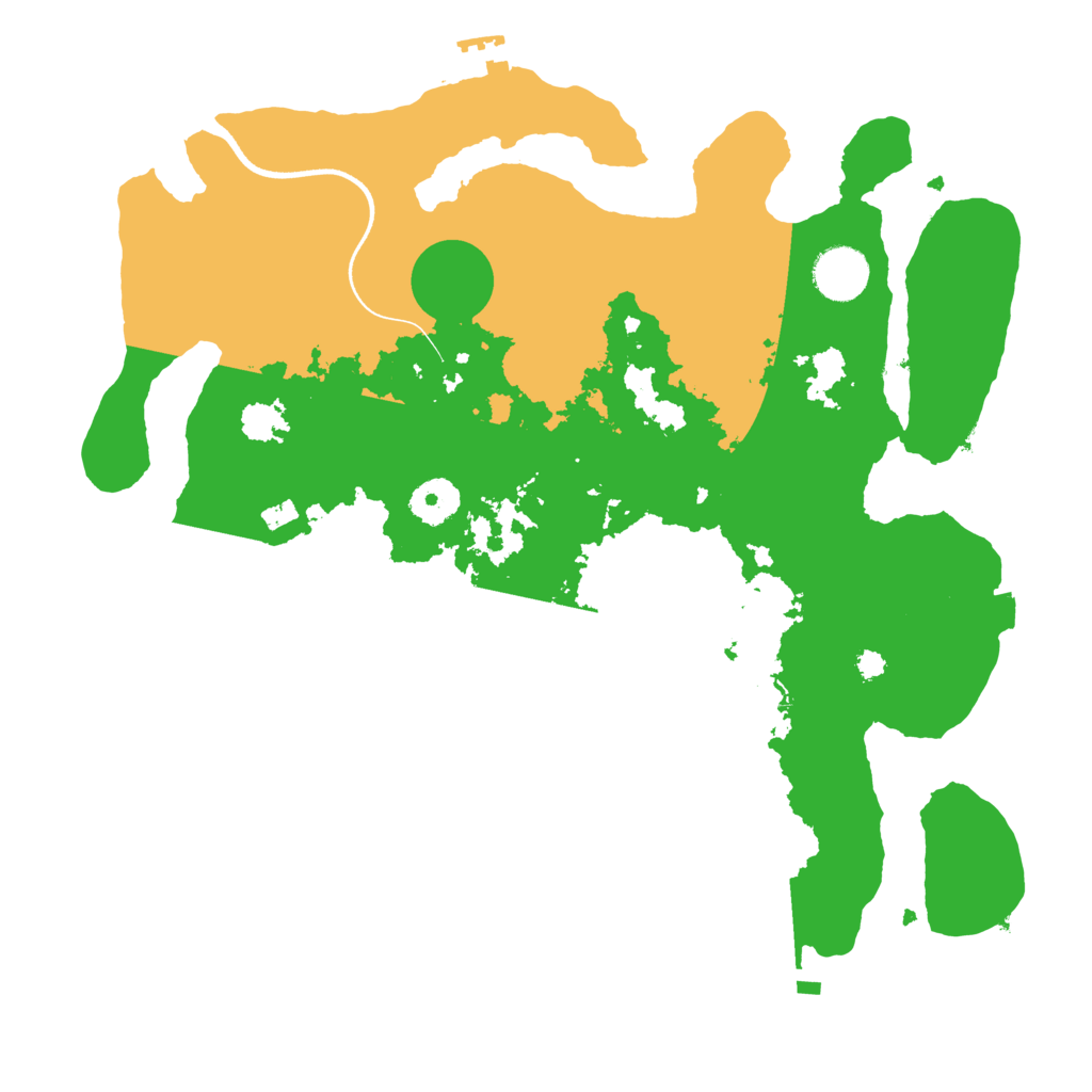 Biome Rust Map: Procedural Map, Size: 3500, Seed: 1083170769