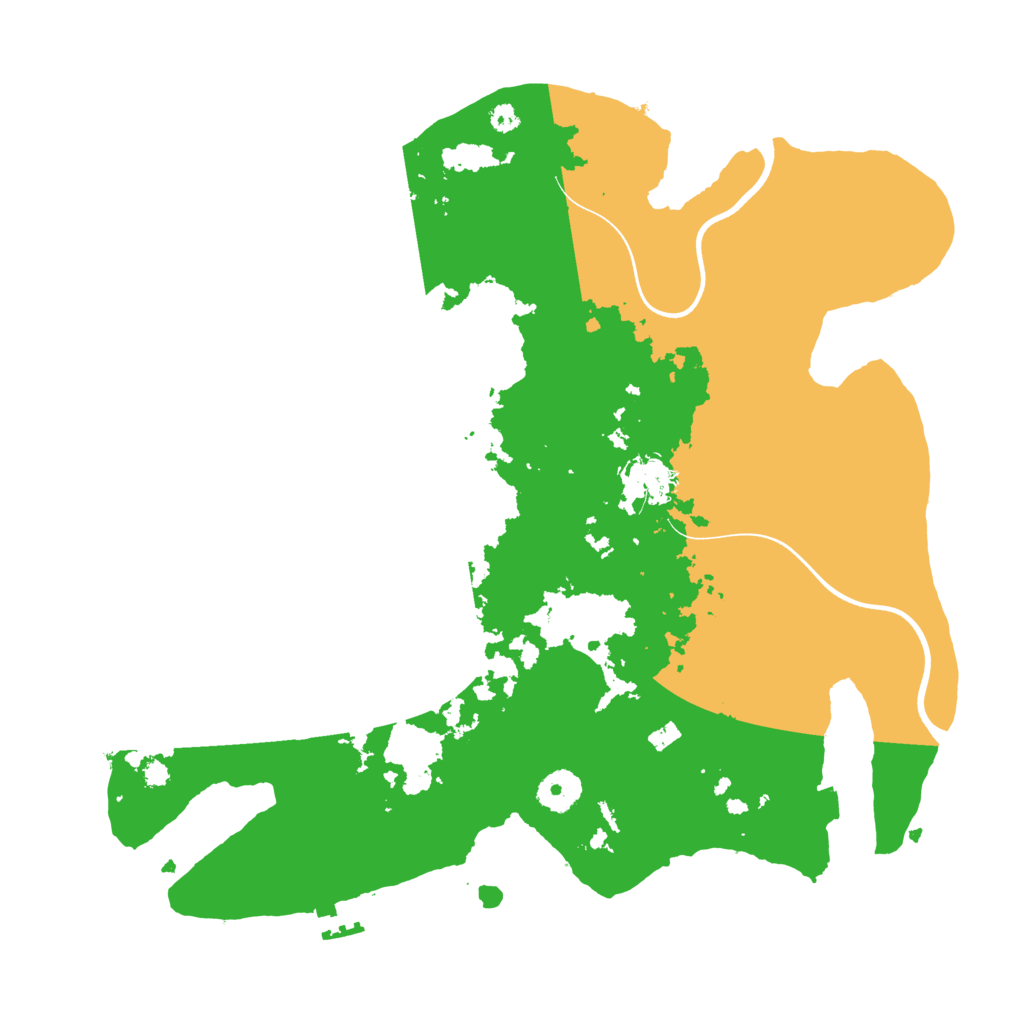 Biome Rust Map: Procedural Map, Size: 3650, Seed: 55228745