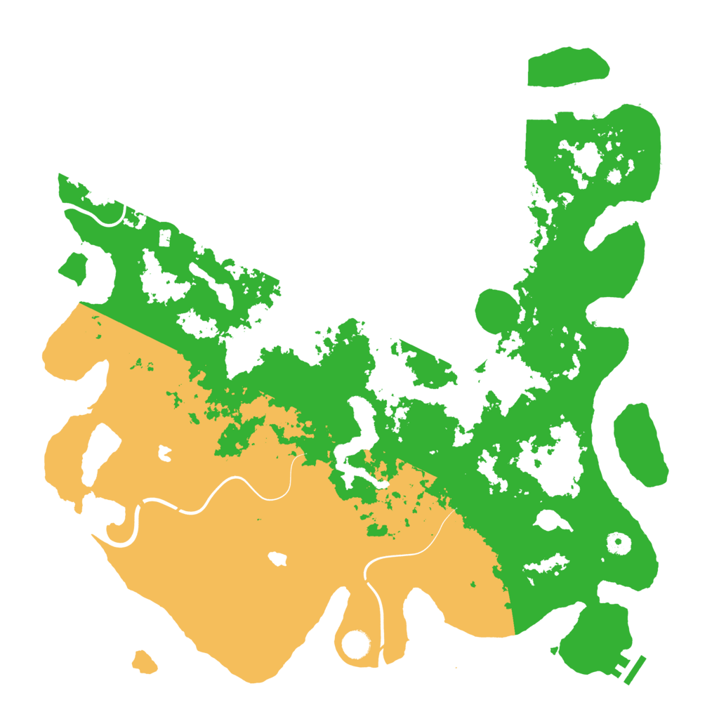 Biome Rust Map: Procedural Map, Size: 4500, Seed: 1223728350