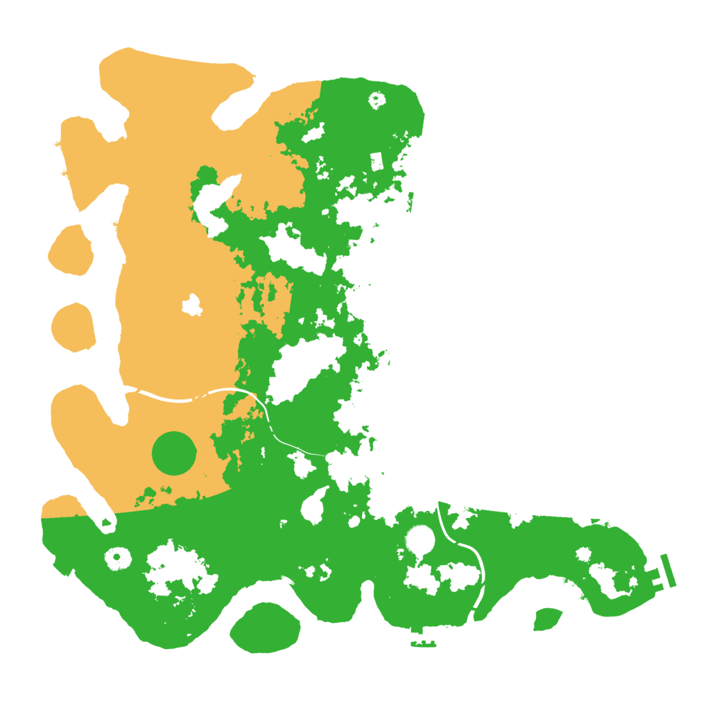 Biome Rust Map: Procedural Map, Size: 4250, Seed: 91737