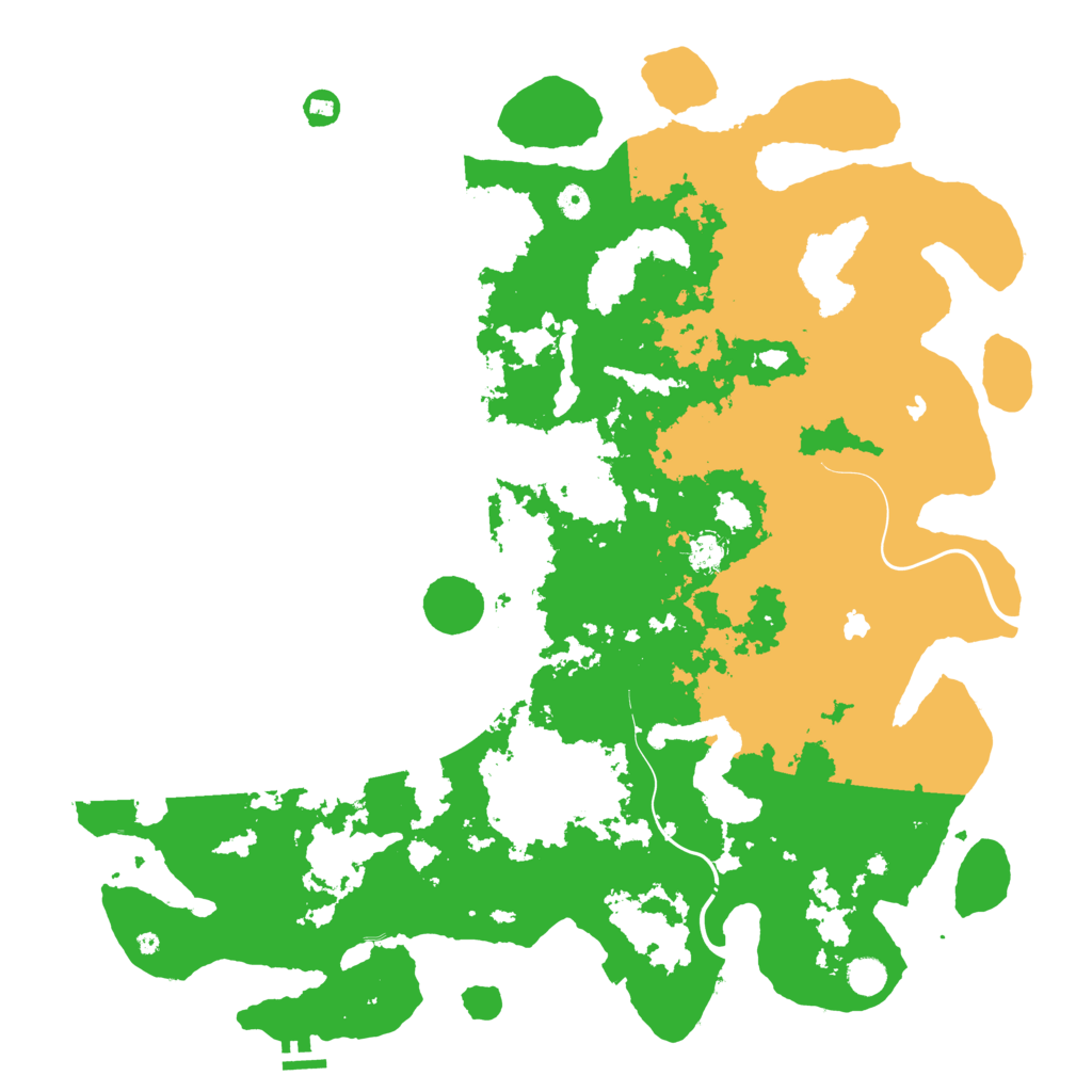 Biome Rust Map: Procedural Map, Size: 5000, Seed: 777999777