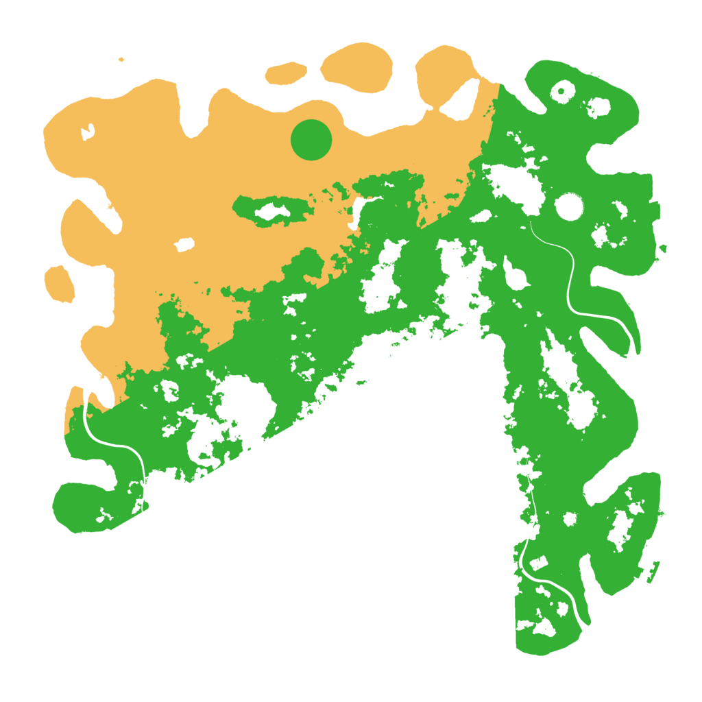 Biome Rust Map: Procedural Map, Size: 4500, Seed: 147308458